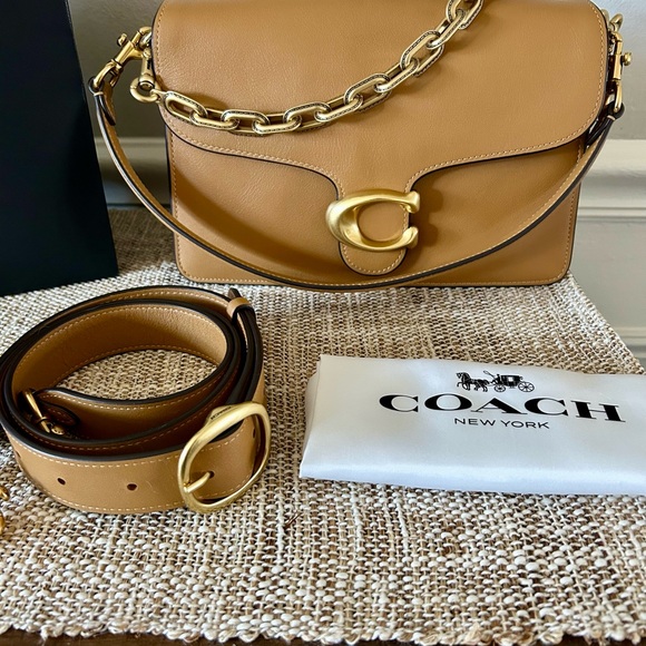 Coach Chain Tabby in Honey Brown - Picture 2 of 14